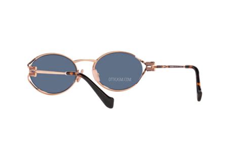 miu miu mu52ys zvf1v1|Miu Miu MU52YS ZVF1V1 Sunglasses in Rose Gold.